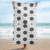 Celestial Sapphire Diamond Dreams Premium Bath Towel